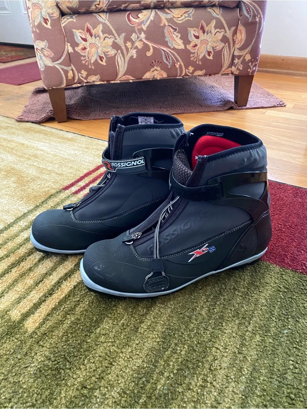 Rossignol Black and Gray Cross-Country Ski Boots